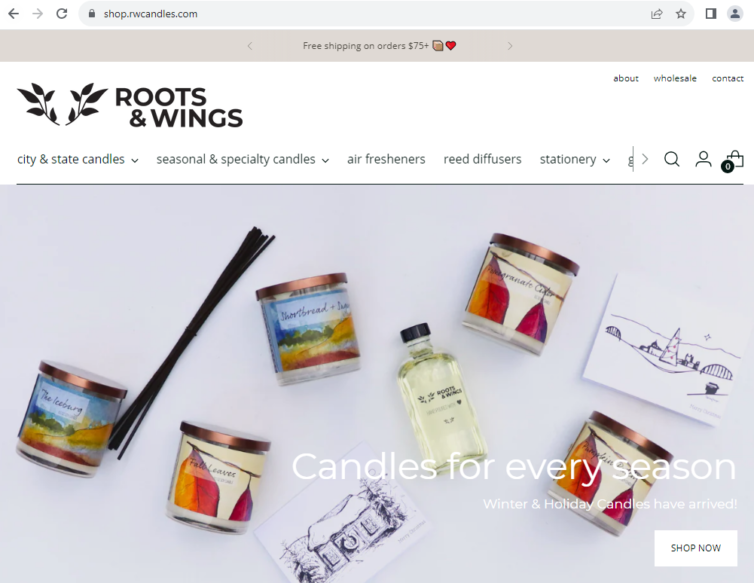 Roots & Wings Candles